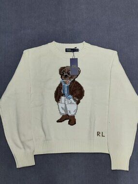 Polo Ralph Lauren Sunglasses Polo Bear Crewneck Knit Sweater